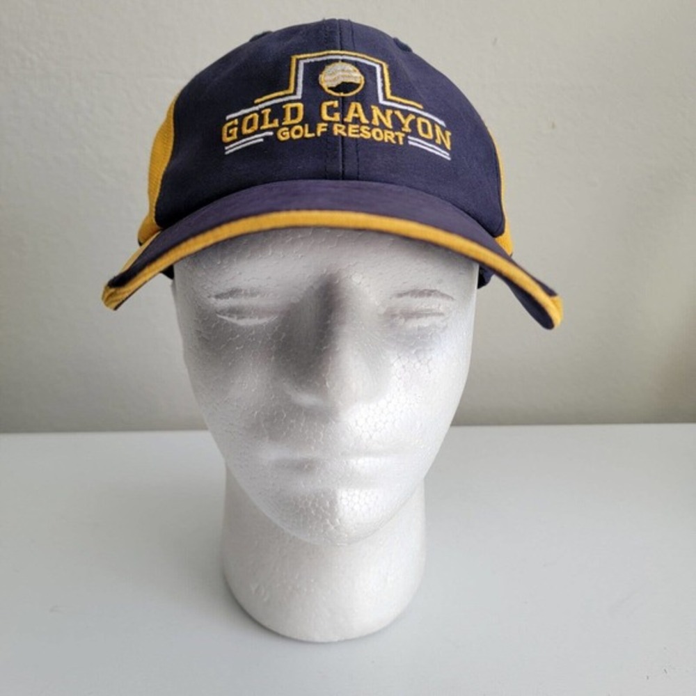 Gold Canyon Golf Resort‎ Ball Cap Hat Adjustable Baseball Adult Blue Yellow